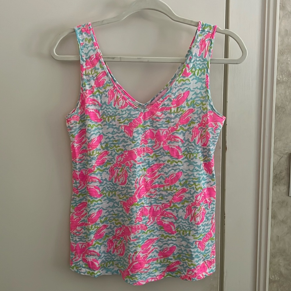 Lily Pulitzer XS lobster print tank